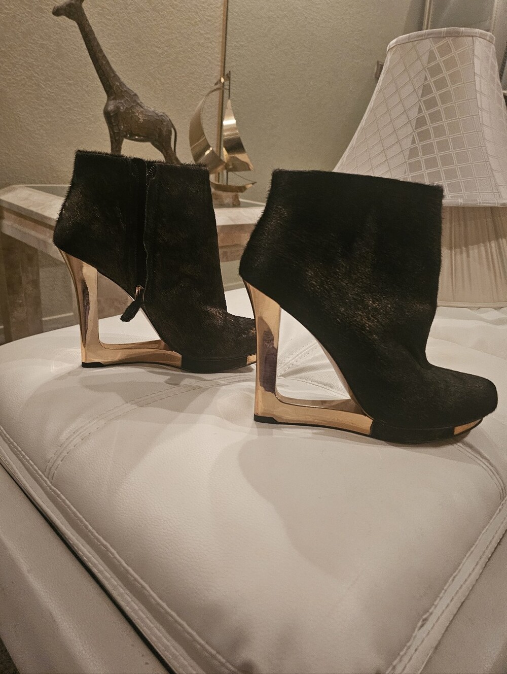 Bcbg Pony Hair Ankle Boots